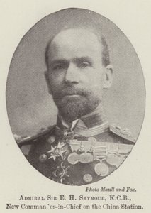 Admiral Sir E H Seymour, KCB, neuer Oberbefehlshaber auf der China-Station von English Photographer
