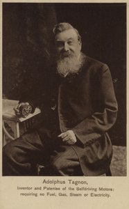 Adolphus Tagnon, Erfinder von selbstfahrenden Motoren von English Photographer