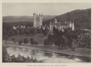 Balmoral Castle, Aberdeenshire, die Hochlandresidenz der Königin