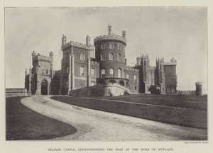 Belvoir Castle, Leicestershire, der Sitz des Duke of Rutland