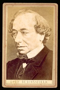 Benjamin Disraeli, Lord Beaconsfield, Porträt von English Photographer