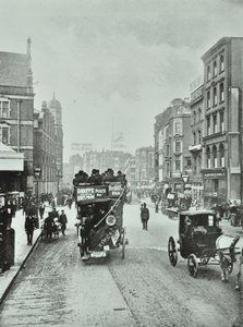 Bishopsgate: Norden von Liverpool Street, London, 1890