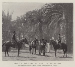 Britische Offiziere des 11. Sudanesen von English Photographer