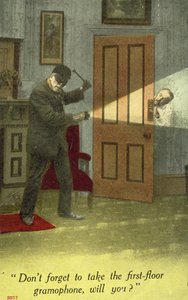 Ein Einbrecher auf frischer Tat ertappt