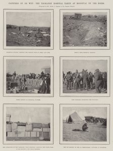 Gefangen von De Wet, das Yeomanry Hospital in Roodeval von den Buren eingenommen
