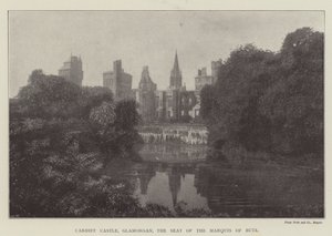 Cardiff Castle, Glamorgan, der Sitz des Marquis of Bute von English Photographer