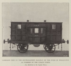 Wagen, der von Herzog von Wellington als Warden der Cinque Ports auf der South-Eastern Railway benutzt wurde