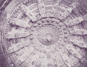 Geschnitzte Decke, Jain-Tempel, Mount Abu