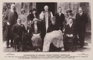 Taufe von George Henry Hubert Lascelles