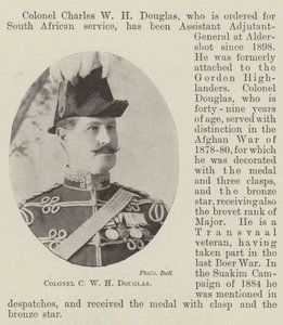 Oberst C W H Douglas von English Photographer