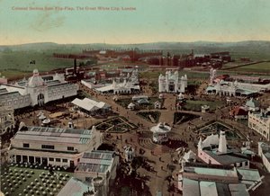 Kolonialabteilung vom Flip-Flap, The Great White City, London von English Photographer