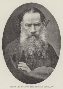 Graf Leo Tolstoi, der russische Schriftsteller von English Photographer