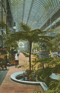 Crystal Palace, Die Große Halle, London von English Photographer