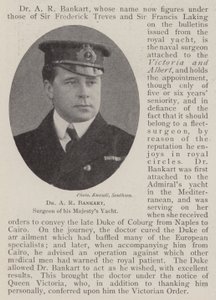 Dr. A. R. Bankart, Chirurg der Yacht Seiner Majestät