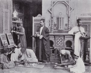 Ägypten: Eine Mushrebieh-Werkstatt von English Photographer