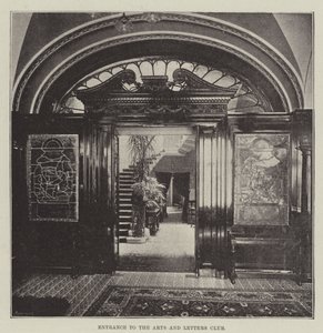Eingang zum Arts and Letters Club