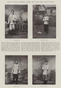 Filipino-Generäle, die gegen die Vereinigten Staaten um Manila operieren von English Photographer