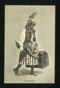 Florence Yaymen, englische Music-Hall-Komödiantin und Tänzerin (s/w Foto)