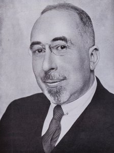 Frank Swinnerton (Schwarz-Weiß-Foto) von English Photographer