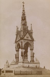 Gesamtansicht des Albert Memorial von English Photographer