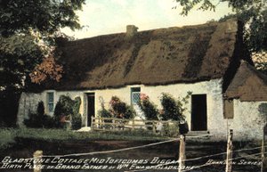 Gladstone Cottage, Mid Tofrcombs Biggar, Geburtsort des Großvaters von William Ewart Gladstone von English Photographer