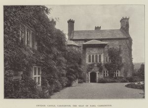 Gwydyr Castle, Carnarvon, der Sitz von Earl Carrington von English Photographer