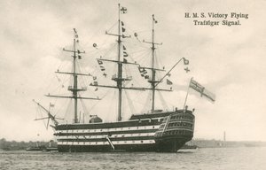 HMS Victory, mit Trafalgar-Signal