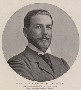 HRH Prinz Philip, Herzog von Orléans von English Photographer