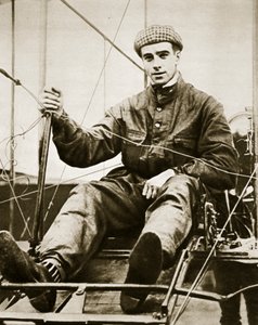 Sein furchtloses Fliegen zeigte den Weg (Photogravur)