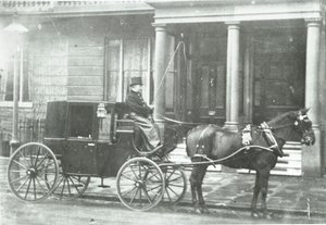 Pferdekutsche, 1890