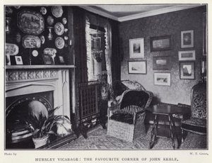 Hursley Vikarage, die Lieblingsecke von John Keble von English Photographer