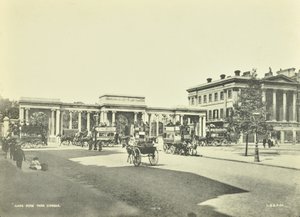 Hyde Park Corner, Westminster LB: Blick nach Norden, 1896
