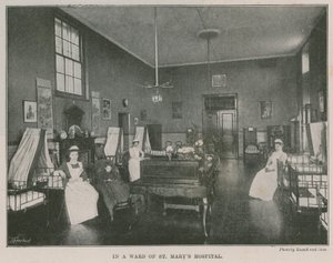 In einer Station des St. Marys Hospital, London