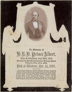 Zum Gedenken an Seine Königliche Hoheit Prinz Albert von English Photographer