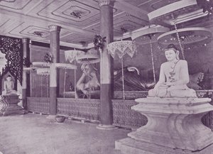 Innerhalb der Pagode, Rangoon