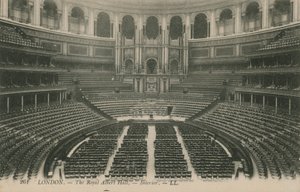 Innenraum der Royal Albert Hall, London