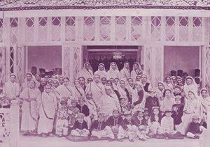 Investitur-Navjoti-Zeremonie im Haus von Sir Dinshaw Petit, Baronet