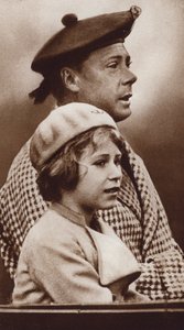 König Edward VIII. und seine Nichte, die zukünftige Königin Elizabeth II. von English Photographer