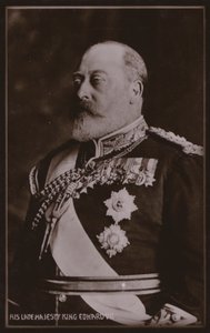 König Edward VII (s/w Foto)