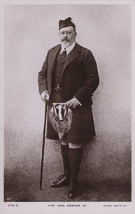 König Edward VII (s/w Foto)