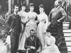 König Edward und seine Familie