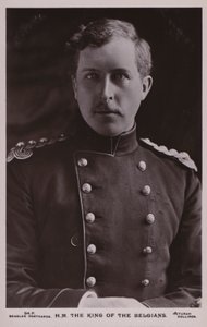 Der König der Belgier (s/w Foto)