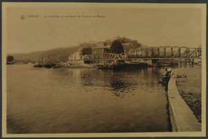 La Citadelle et confluent de Sambre et Meuse, Namur, ca. 1914 von English Photographer