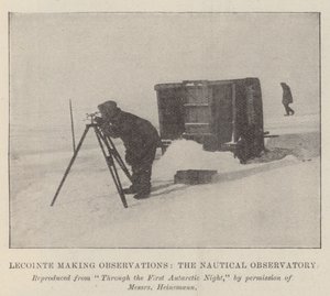 Lecointe bei Beobachtungen, das Nautische Observatorium