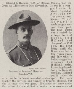 Leutnant Edward J Holland, kanadischer VC von English Photographer