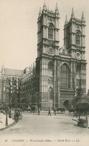 London, Westminster Abbey, Nordwest von English Photographer