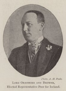 Lord Oranmore und Browne, gewählter Vertreter für Irland von English Photographer