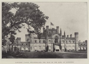 Lowther Castle, Westmorland, der Sitz des Earl of Lonsdale