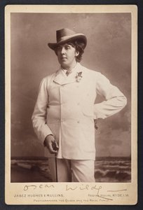 MS 81783 A, Oscar Wilde, ca. 1893 (s/w Foto)