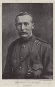 Generalmajor W H Mackinnon, Kommandant der City Imperial Volunteers und Autor von The Journal of the CIV in South Africa